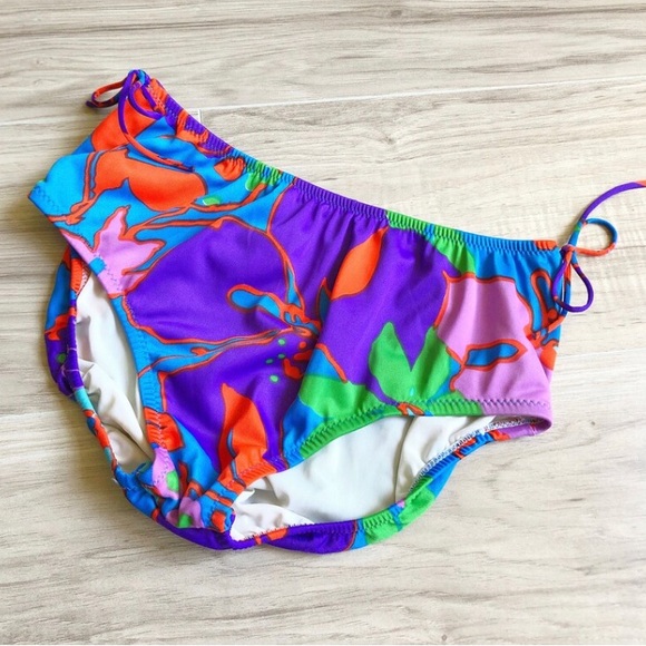 Vintage 60s Maidenform Psychedelic Bikini Bottoms - Picture 1 of 5